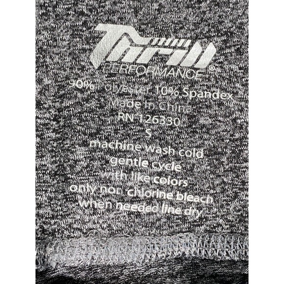 THRILL PERFORMANCE Women's Sz S Gray Stretch Activewear Leggings Exercise Pants - Picture 5 of 7